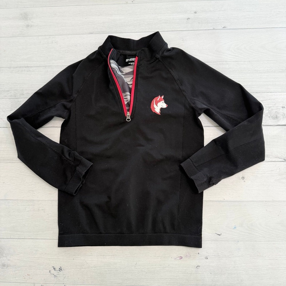 Shred dog kids baselayer pullover long sleeve black   Youth‎ xs/s